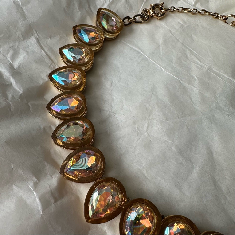 J. Crew Teardrop Crystal Necklace - Picture 5 of 14